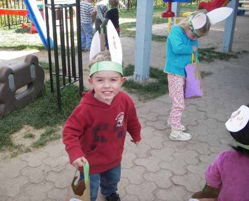 Easter egg hunt at Vista daycare